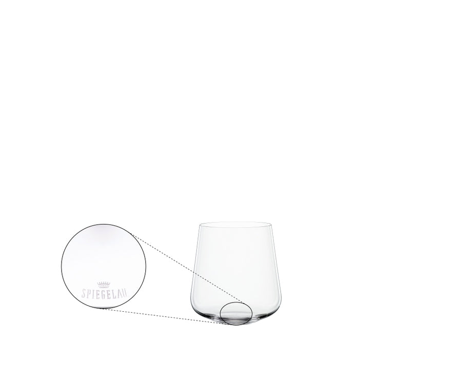 Spiegelau Trinkglas Definition – 4er Set, 430 ml, Ø 9 cm, Kristallglas, Transparent, spülmaschinenfest