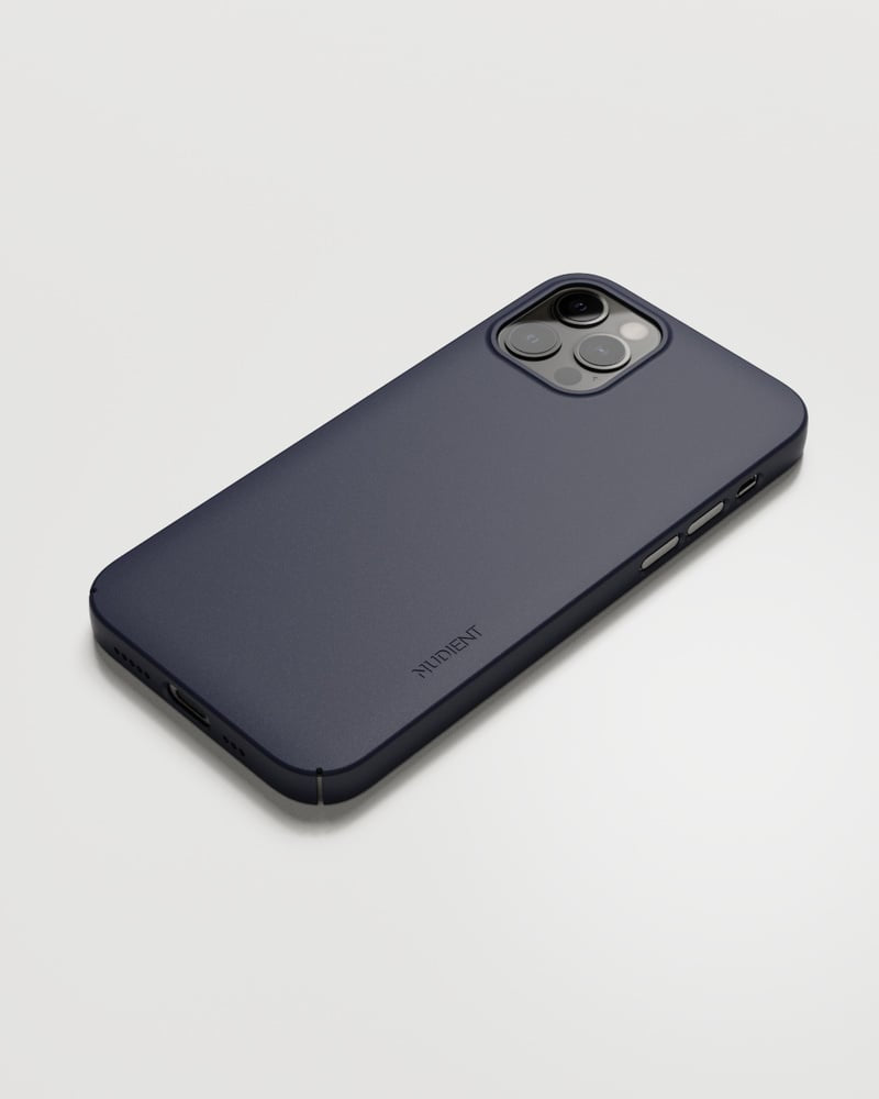 Nudient – Backcover – für Apple iPhone 12 Pro – Midwinter Blue – MagSafe-kompatibel