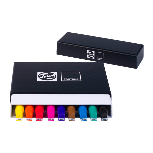 Talens Pantone Filzstifte, Doppelspitze – Kombi (Keil + Pinsel), wasserfest, 9 Farben