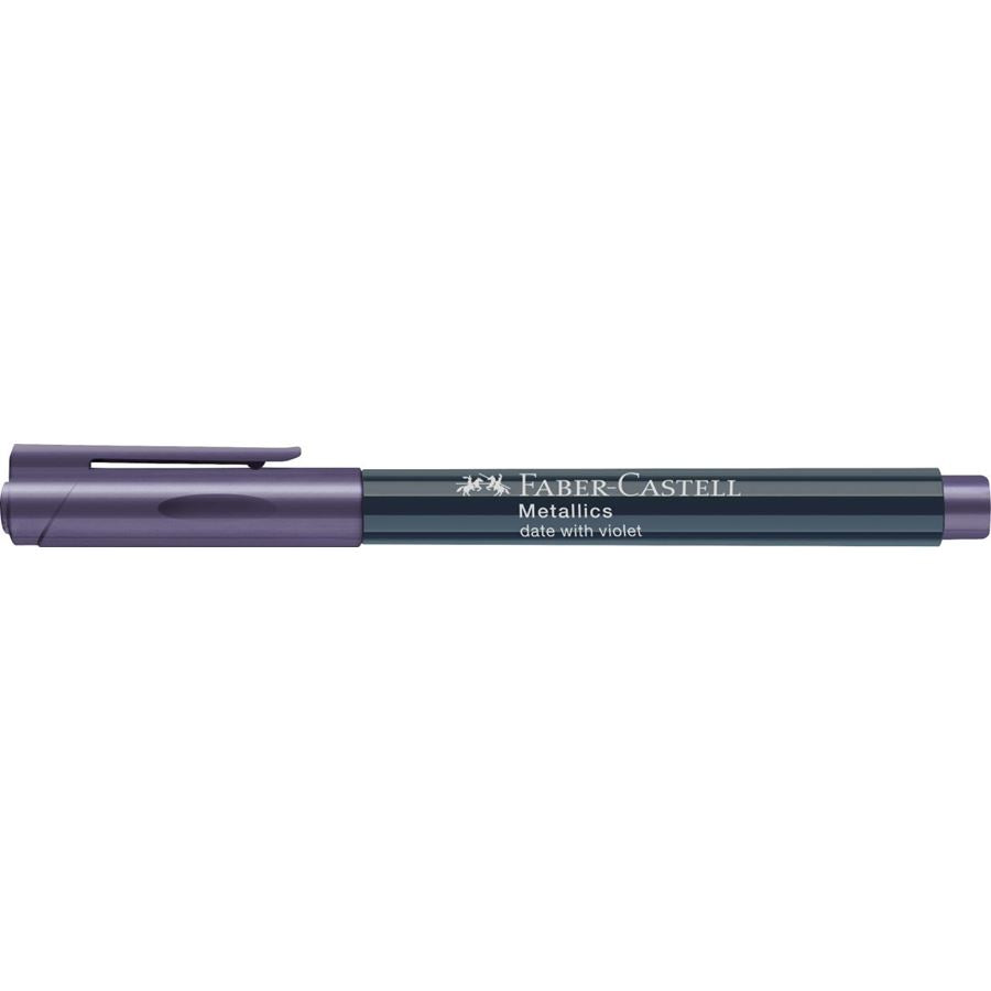 Faber-Castell Non-Permanent-Marker – Rundspitze 1,5 mm – Date with Violet – trocken abwischbar