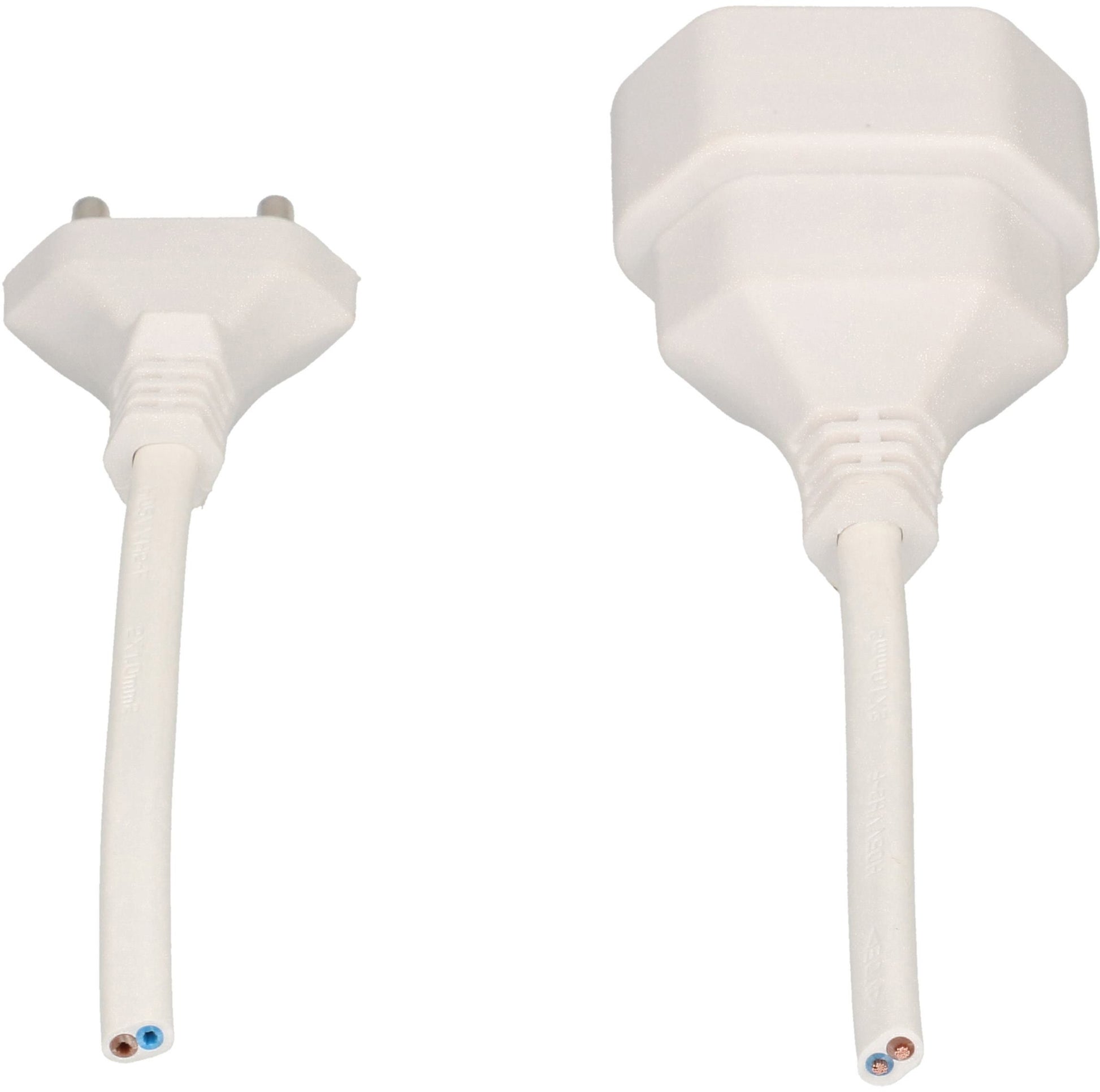 Max Hauri AG Max Hauri Verlängerungskabel – T11–T11, 3 m, 2×1 mm², weiss