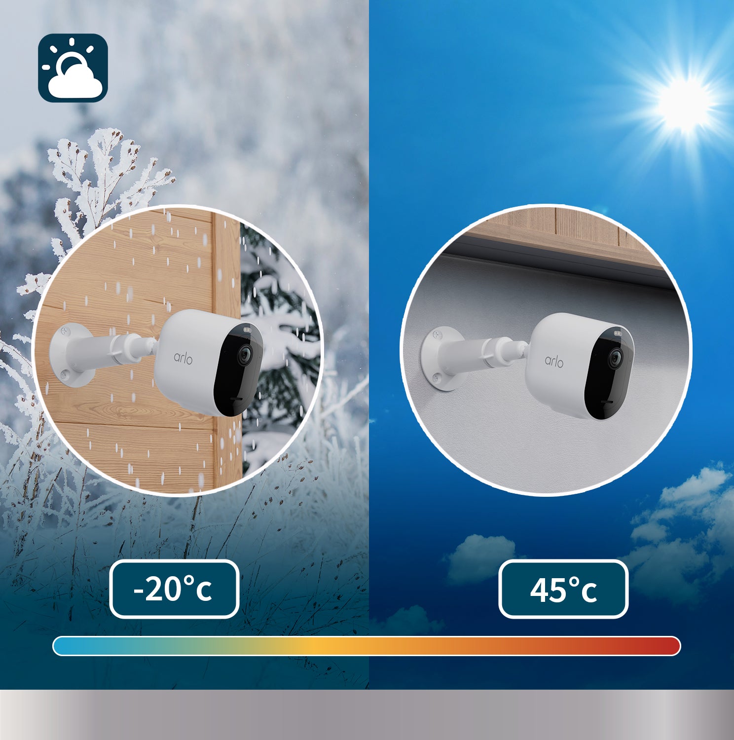 Arlo Pro5 Überwachungskamera – 2K, 2er-Set