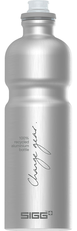 SIGG Trinkflasche 750 ml – Aluminium, Sportdeckel, Silber