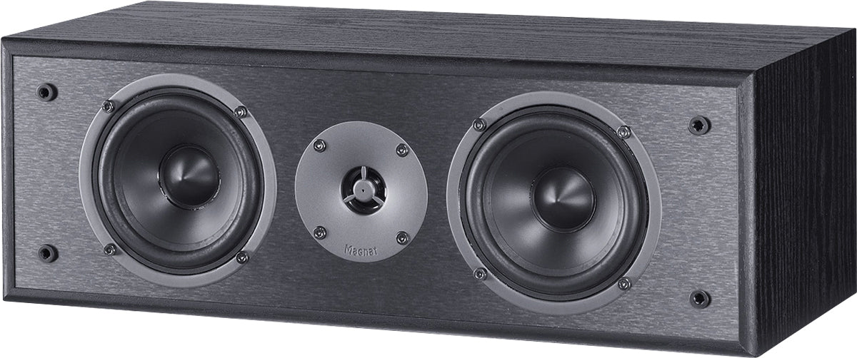 Magnat MONITOR S12C – Center-Lautsprecher – 4 Ω, 75 W, 2-Wege, Schwarz