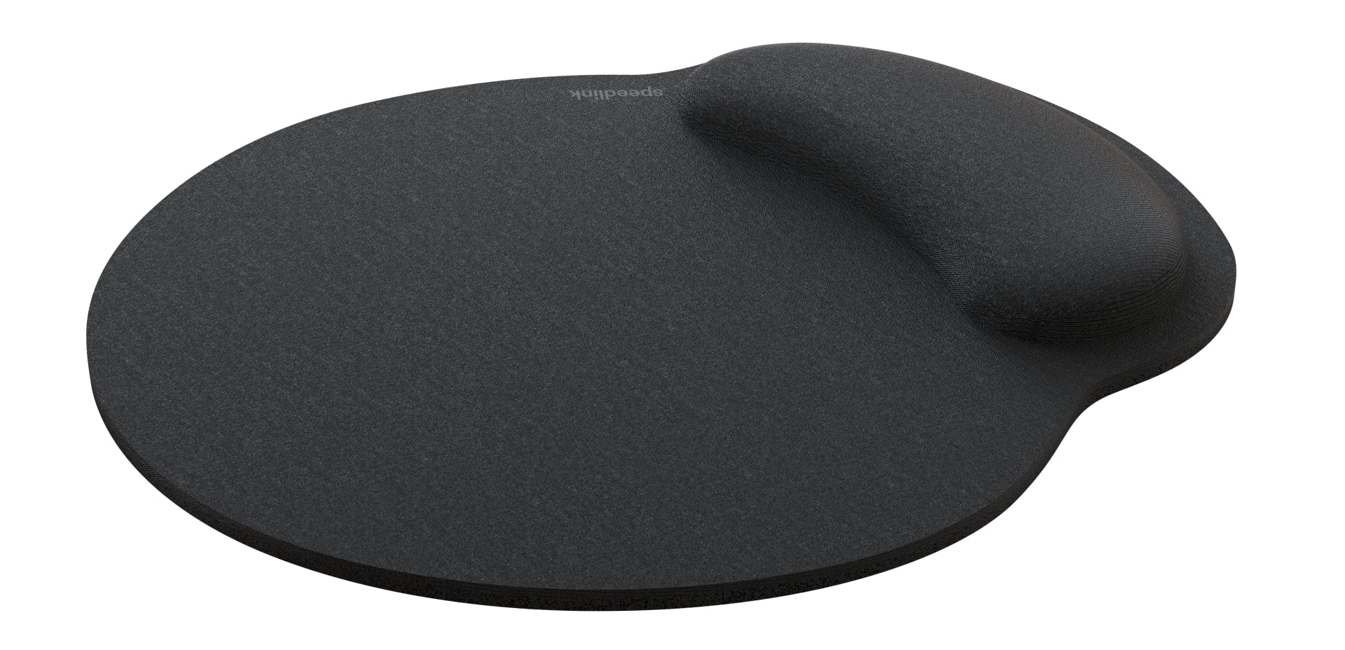 SPEEDLINK VELLU – Mauspad mit Handgelenkauflage – Memory-Schaum – Schwarz – 230 × 254 mm