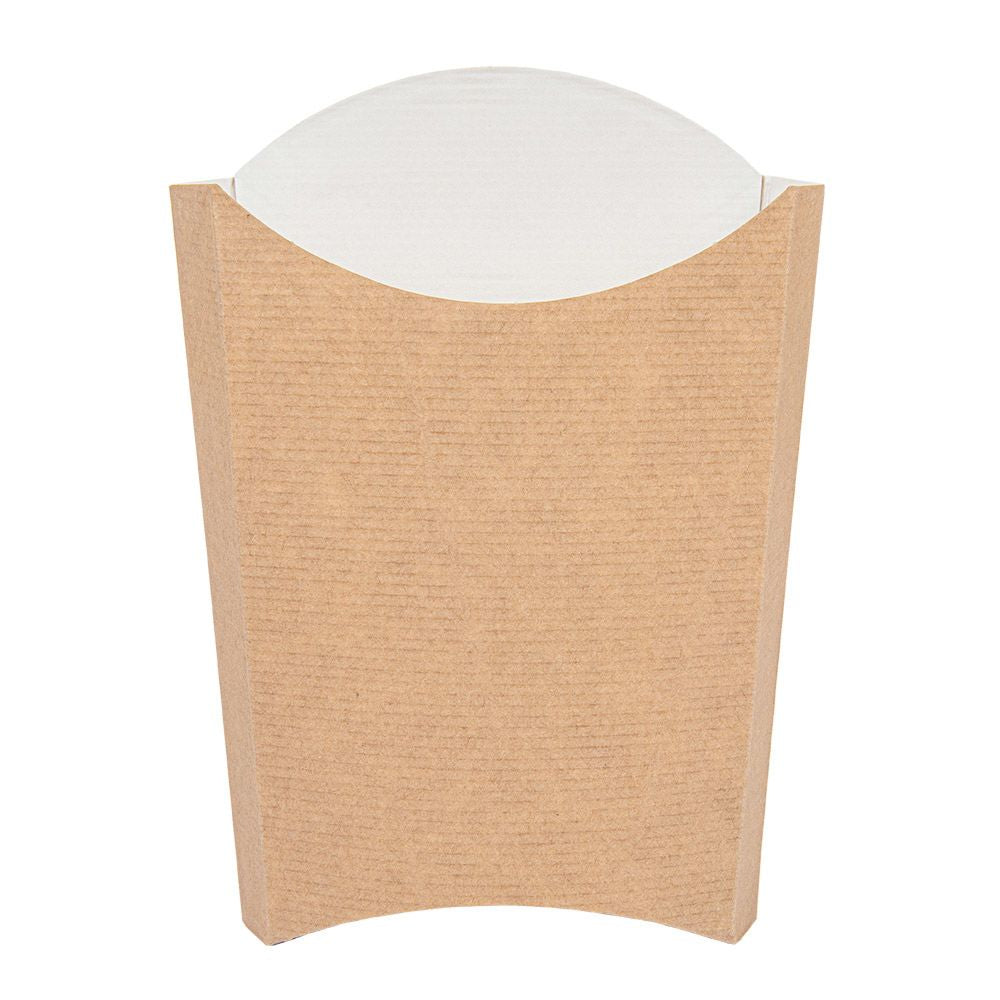 Garcia de Pou Weita Take-away-Box, Papier/Karton – 135 × 85 × 160 mm, braun/weiss – FSC – 200 Stk.