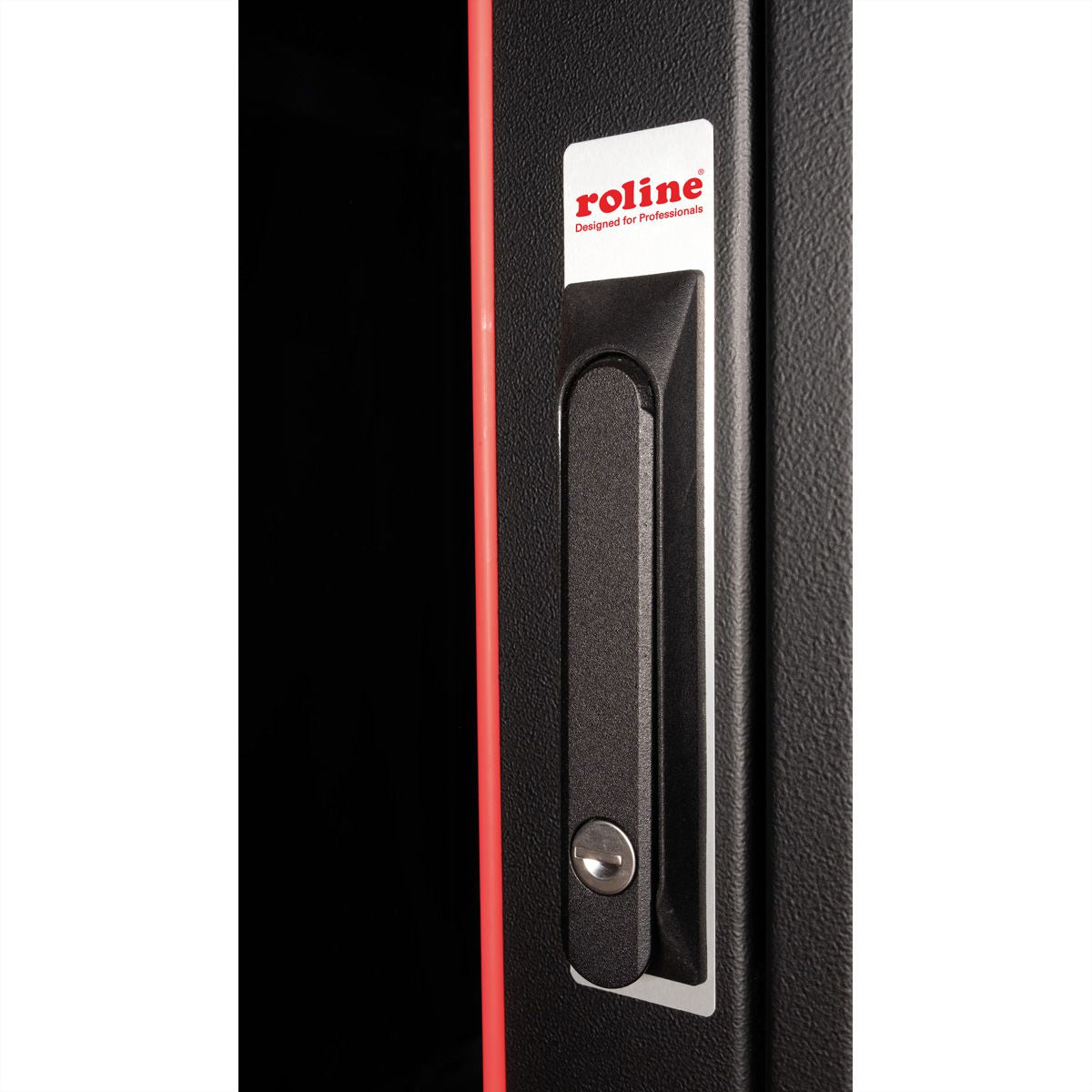 ROLINE Pro – 19" Netzwerkschrank 47U, IP20, abschliessbar, 600 × 800 × 2276 mm, schwarz, Stahl