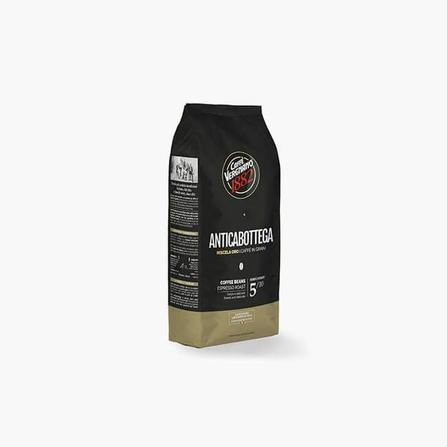 Caffè Vergnano Antica Botegga – Bohnenkaffee – Arabica/Robusta, Intensität 5, 1 kg