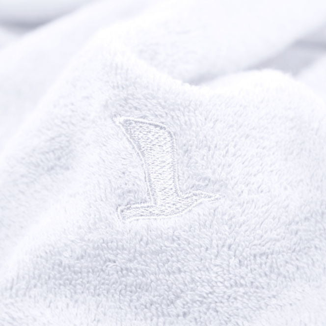 MÖVE Saunatuch Superwuschel – 80 × 200 cm, Weiss, 100% Baumwolle, 550 g/m²