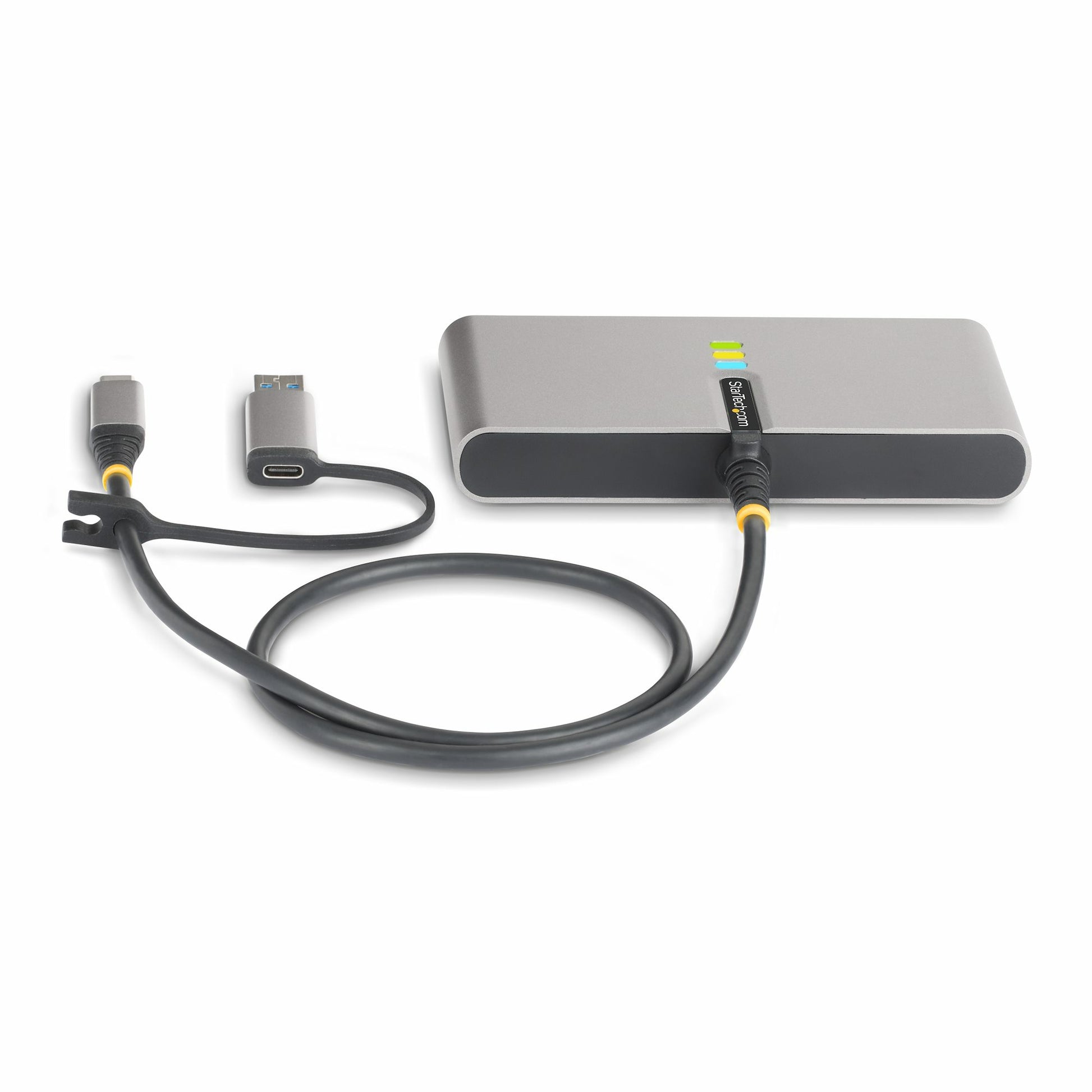 StarTech.com USB-Hub – USB-C, 2× USB-A, 100 W PD, GbE, für Windows/Mac/Linux