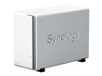 Synology DS223j – 2-Bay Desktop NAS – Realtek RTD1619B, 1 GB RAM, 1GbE, DSM, für 2,5"/3,5" HDD/SSD, SATA
