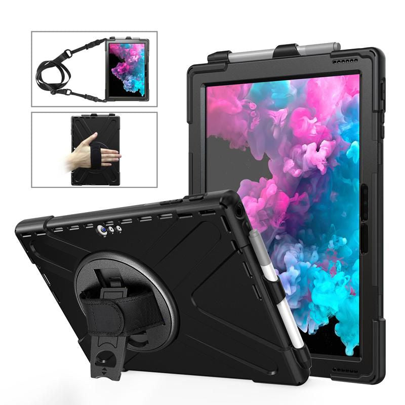 eSTUFF Tablet-Hülle für Surface Pro 4–7 12,3" – Schwarz