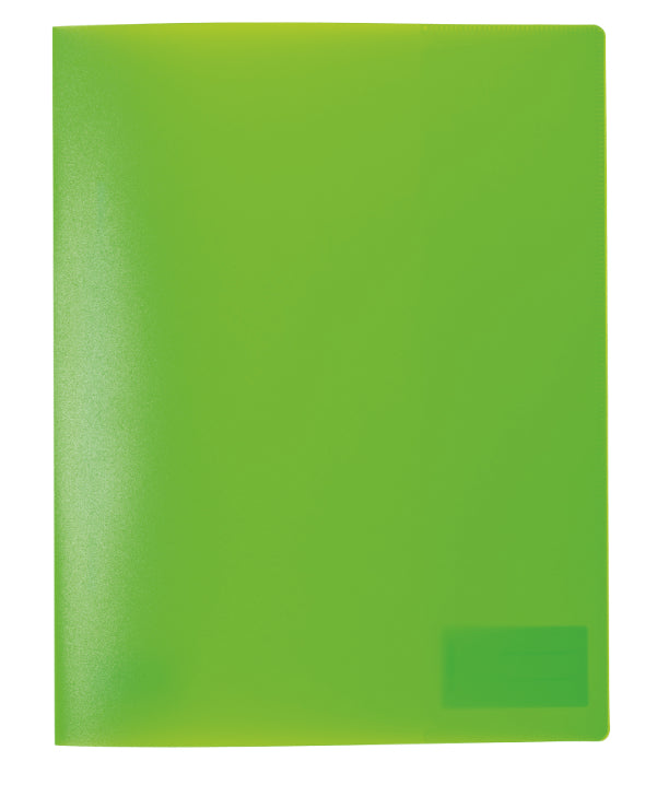 HERMA Schnellhefter Neon – A4, PP, Neongrün, Sichttasche
