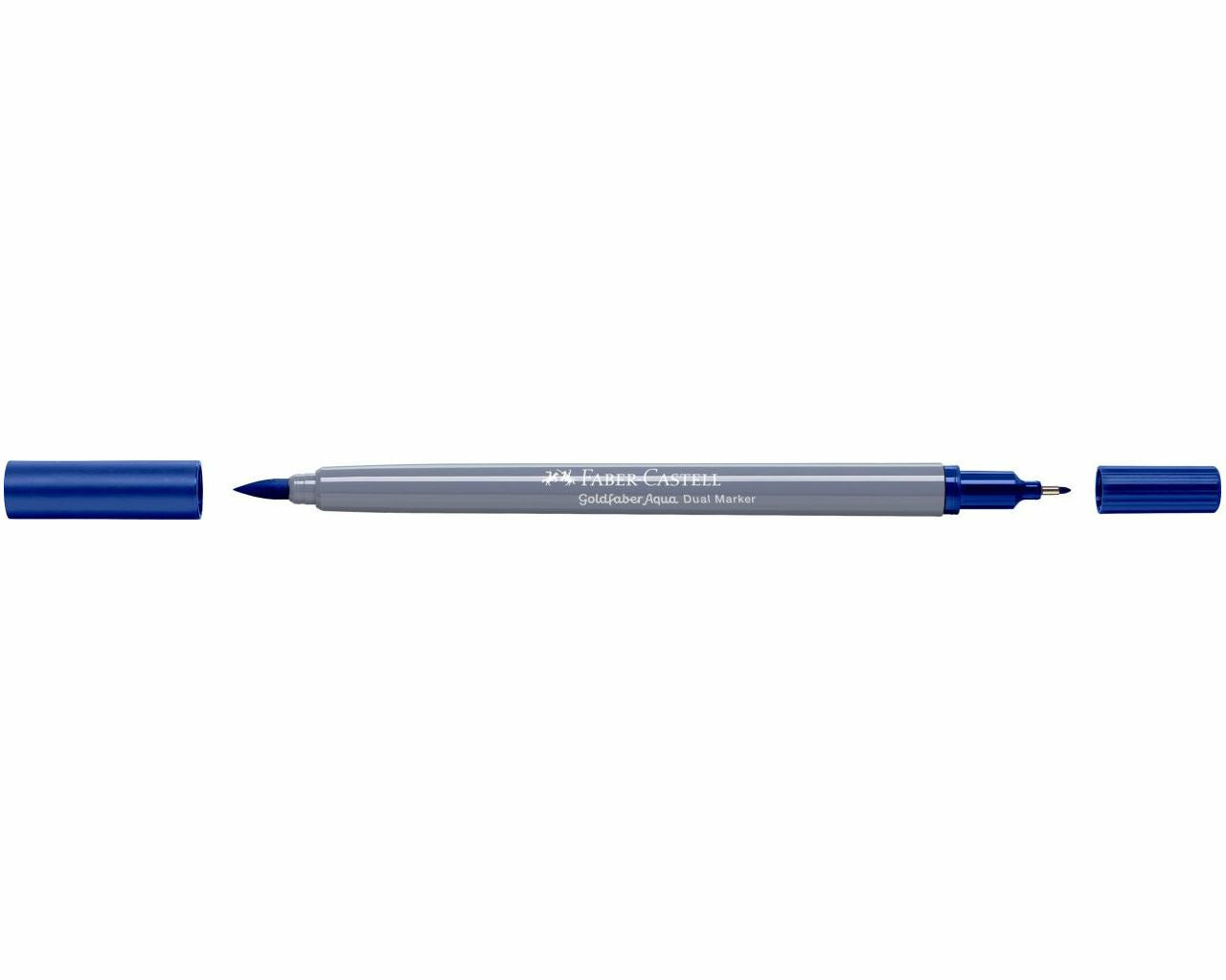 Faber-Castell Brush Pen – Pinselspitze/Finelinerspitze 0,6 mm – helioblue reddish – wasservermalbar