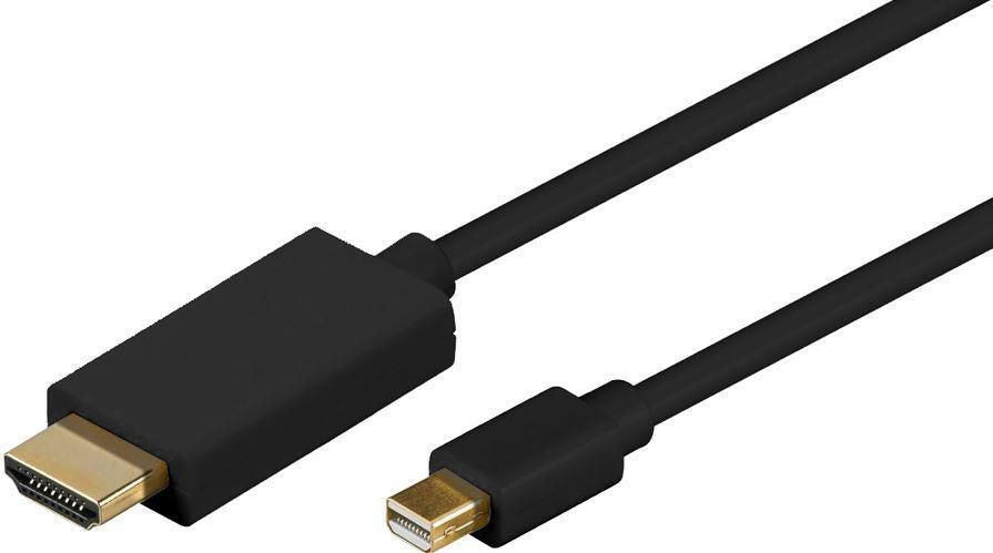 Microconnect Mini DisplayPort auf HDMI Kabel HDMI 1.4 1080p 60 Hz – 3 m
