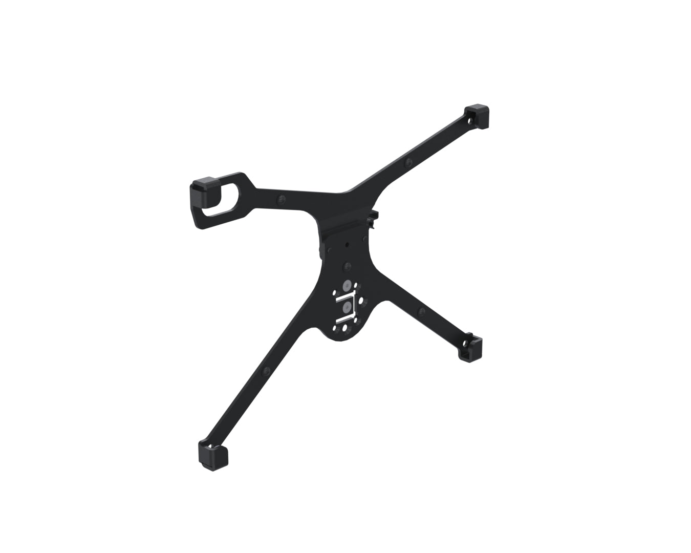 Ergonomic Solutions Tablet-Rahmen – für iPad Air 10,9" (4. Gen.) – Sicherheitsschraube – Schwarz