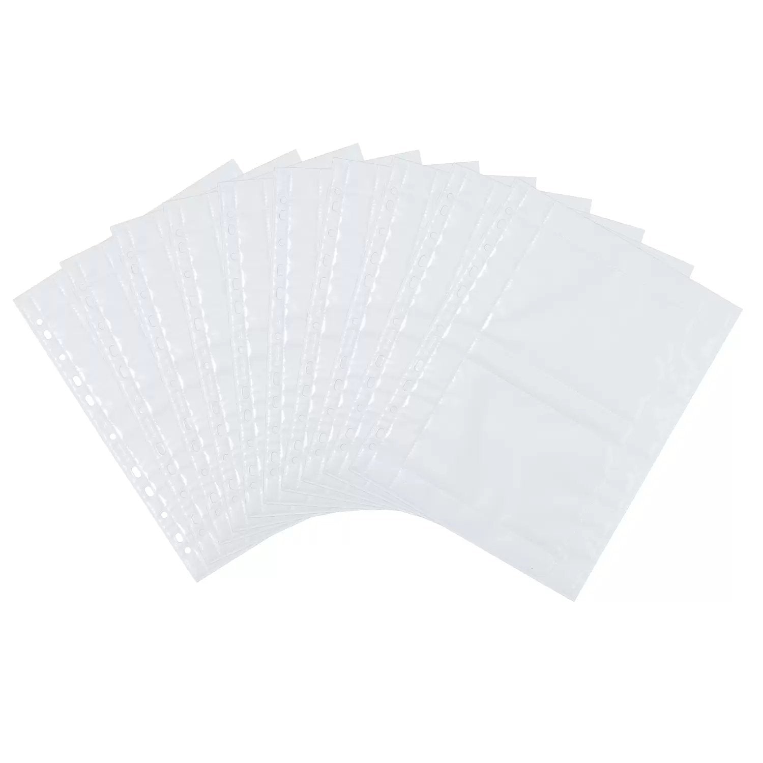 HERMA Sichtmappe 10×15 cm – 250 Hüllen, Weiss