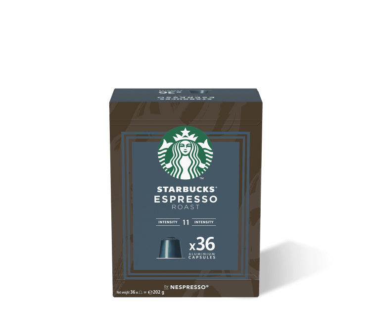 Starbucks Espresso Roast – Kapseln für Nespresso – Espresso, dunkel, 36 Kapseln