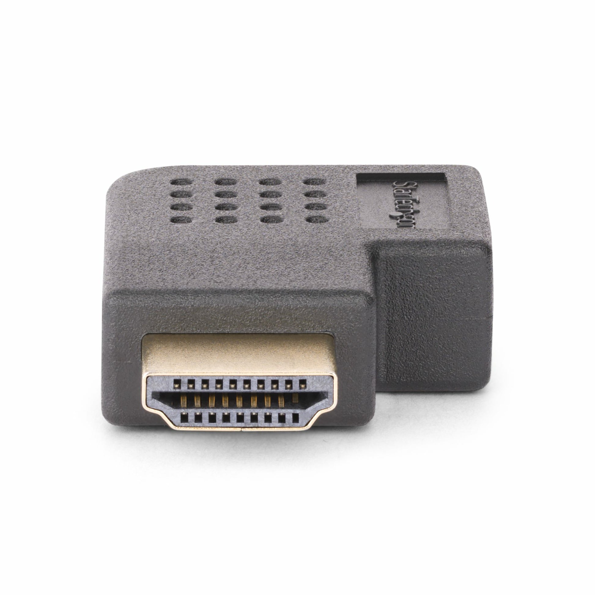 StarTech.com HDMI (Stecker) auf HDMI (Buchse) Adapter, HDMI 2.0, 4K@60 Hz, 90° gewinkelt