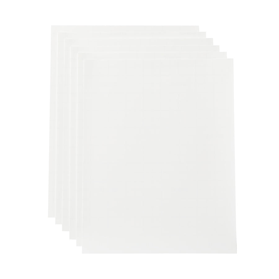 Cricut Stickerpapier – für Cricut Maker, Cricut Explore und Cricut Joy Xtra – A4 – Weiss – 8 Blatt