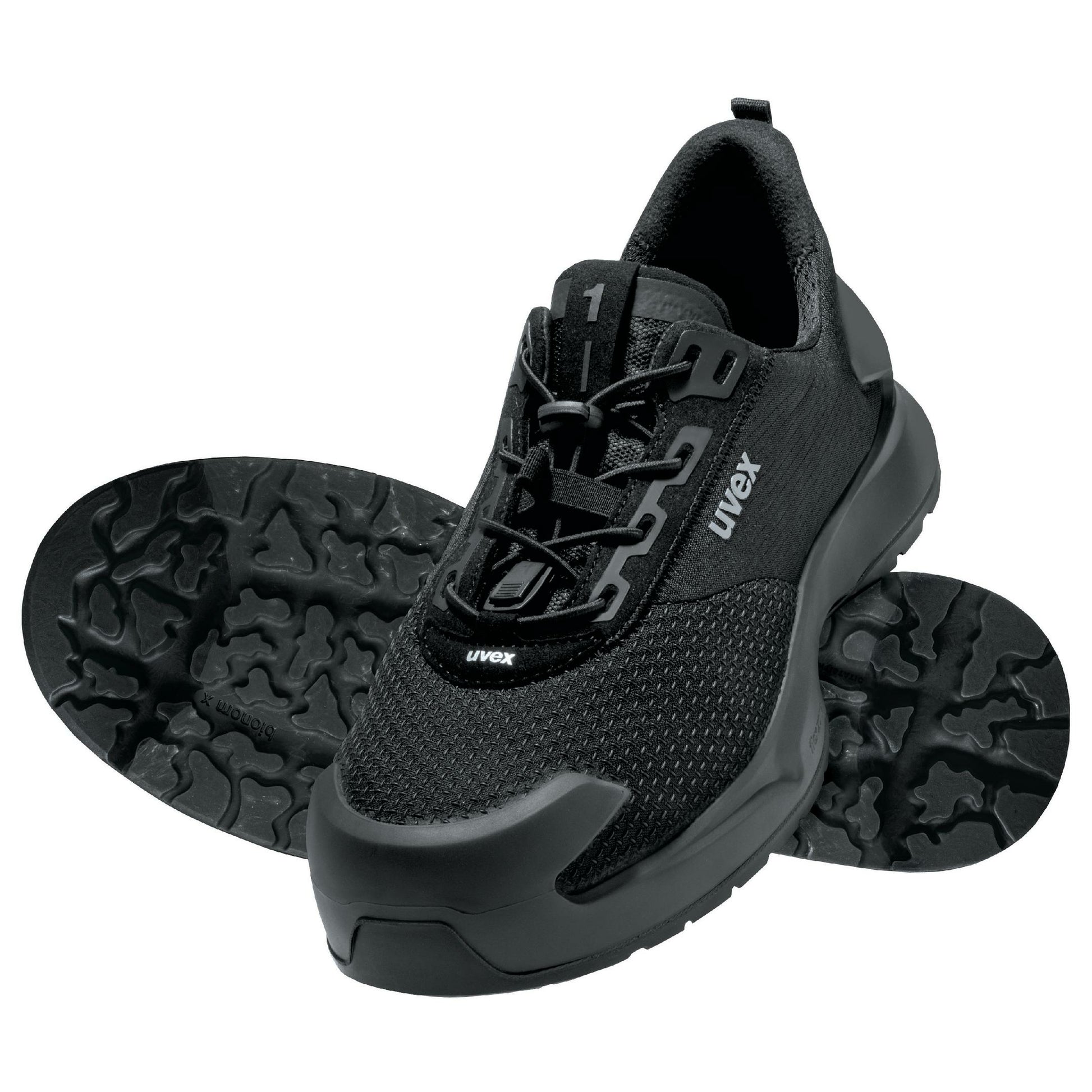 Uvex 1 x-craft pro Sicherheits-Halbschuh S1 PL – Schwarz – Grösse 39, Weite 11
