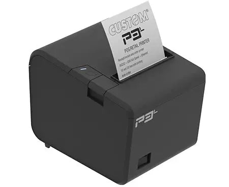 CUSTOM P3L – Bondrucker, Thermodirekt, USB, LAN, RS-232, für Papierrollen 58/80 mm