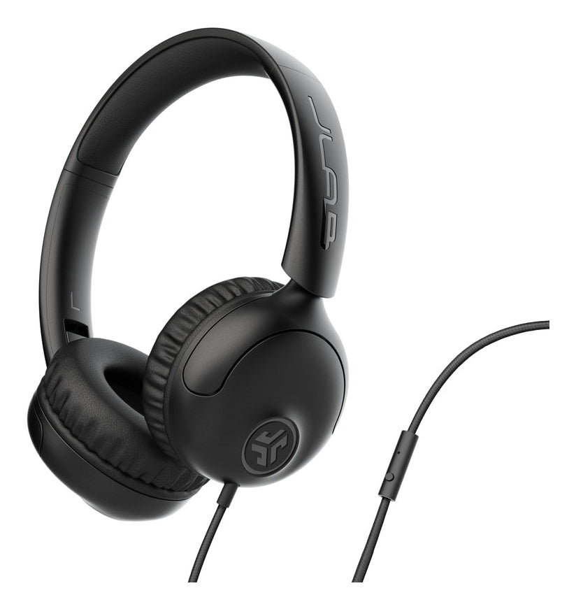JLab Studio 2 On-Ear Kopfhörer – Stereo, Kabel, 3,5 mm Klinke, Schwarz