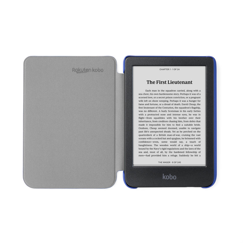 Rakuten Kobo Basic SleepCover Tablet-Hülle für Kobo Clara Colour, Clara BW 6" – Blau
