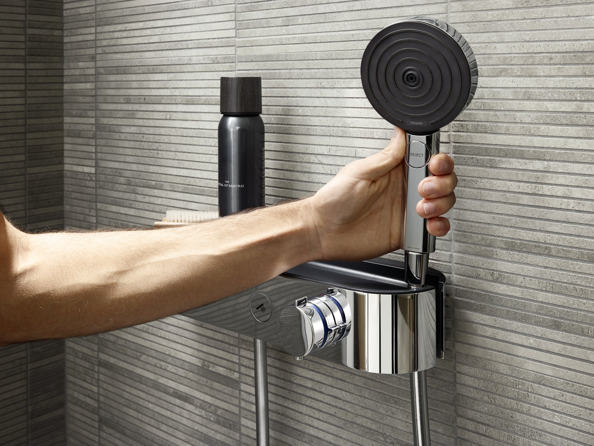 Hansgrohe Pulsify Select S Handbrause – 10,5×17,1×22,4 cm, Kunststoff, Chrom, 3 Strahlarten