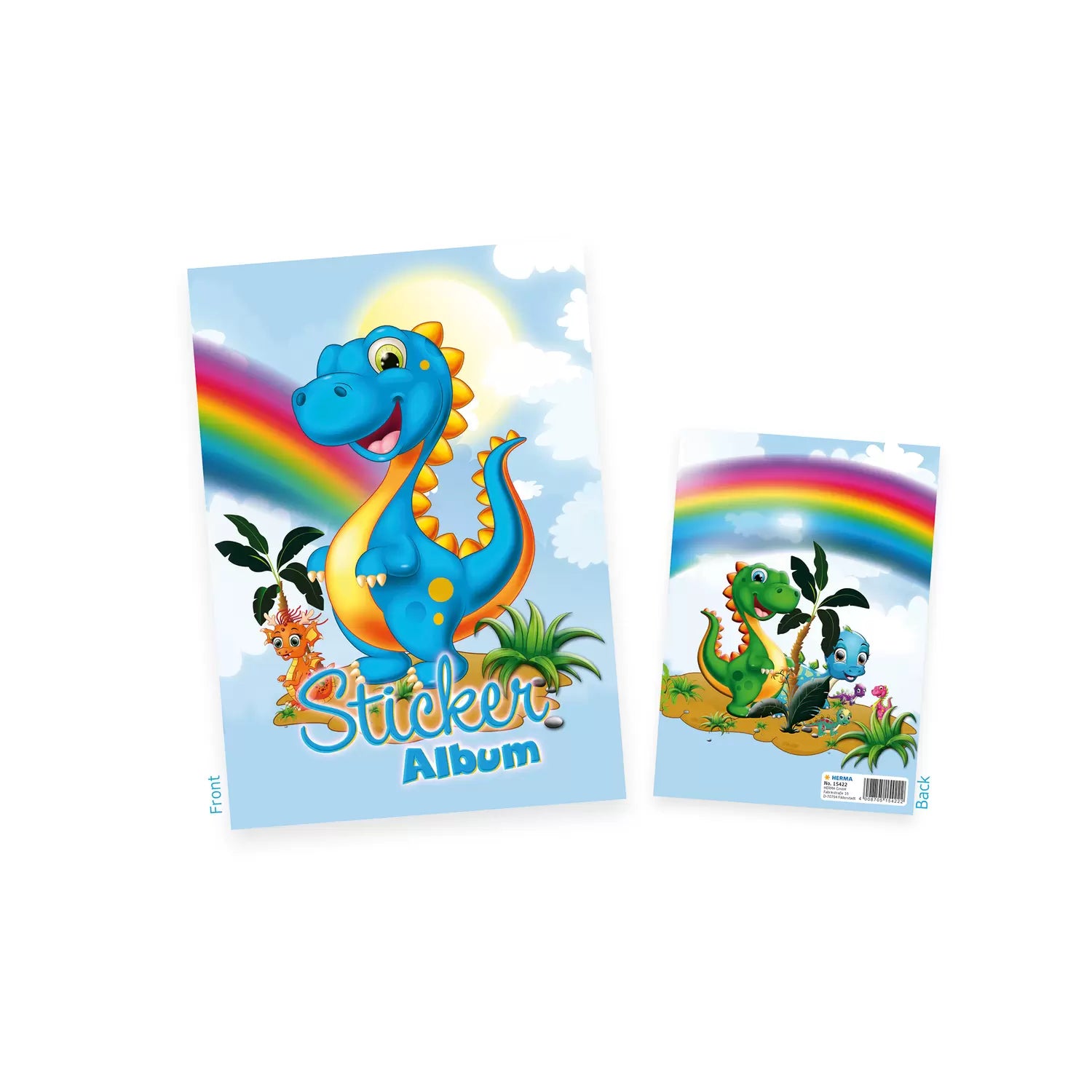 HERMA Stickeralbum Dinos – A5, 16 Seiten