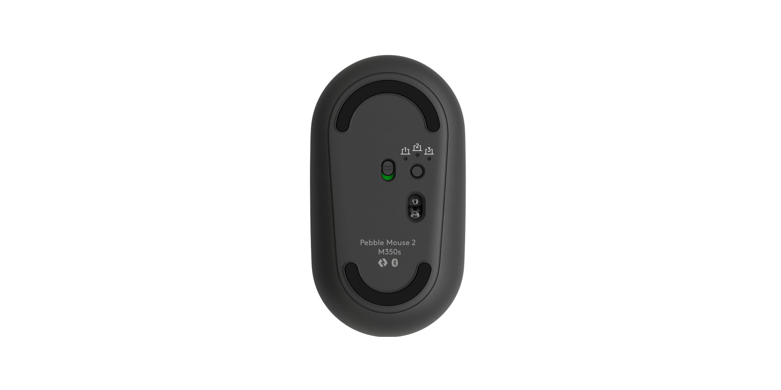 Logitech Pebble 2 Combo – Tastatur, kabellos (Bluetooth/2,4 GHz), US-Layout (EN), Grau
