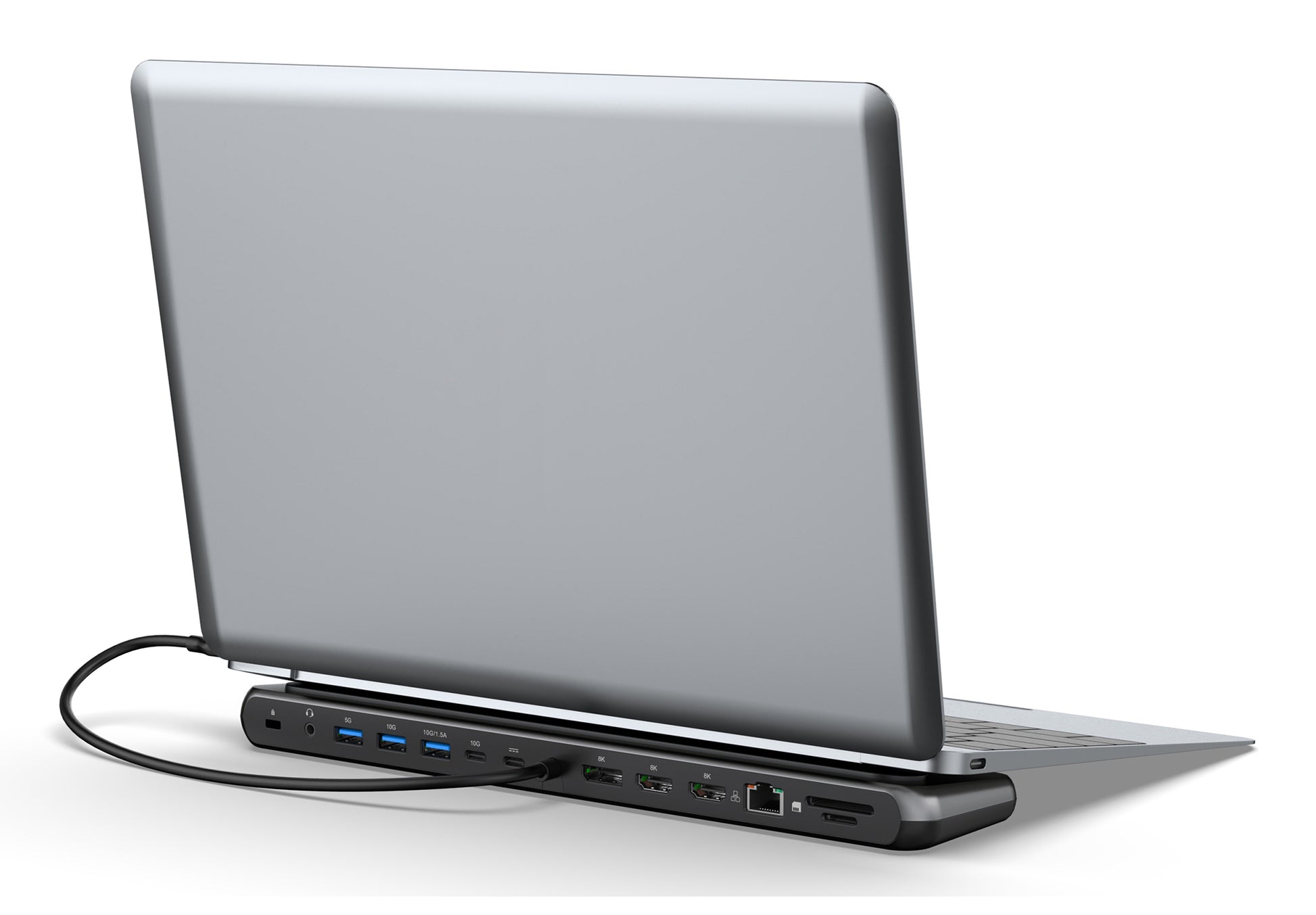 Digitus Dockingstation – USB-C, 1× DP, 2× HDMI, 3× USB-A, 2× USB-C, 100 W PD, GbE, für Windows/Mac/ChromeOS