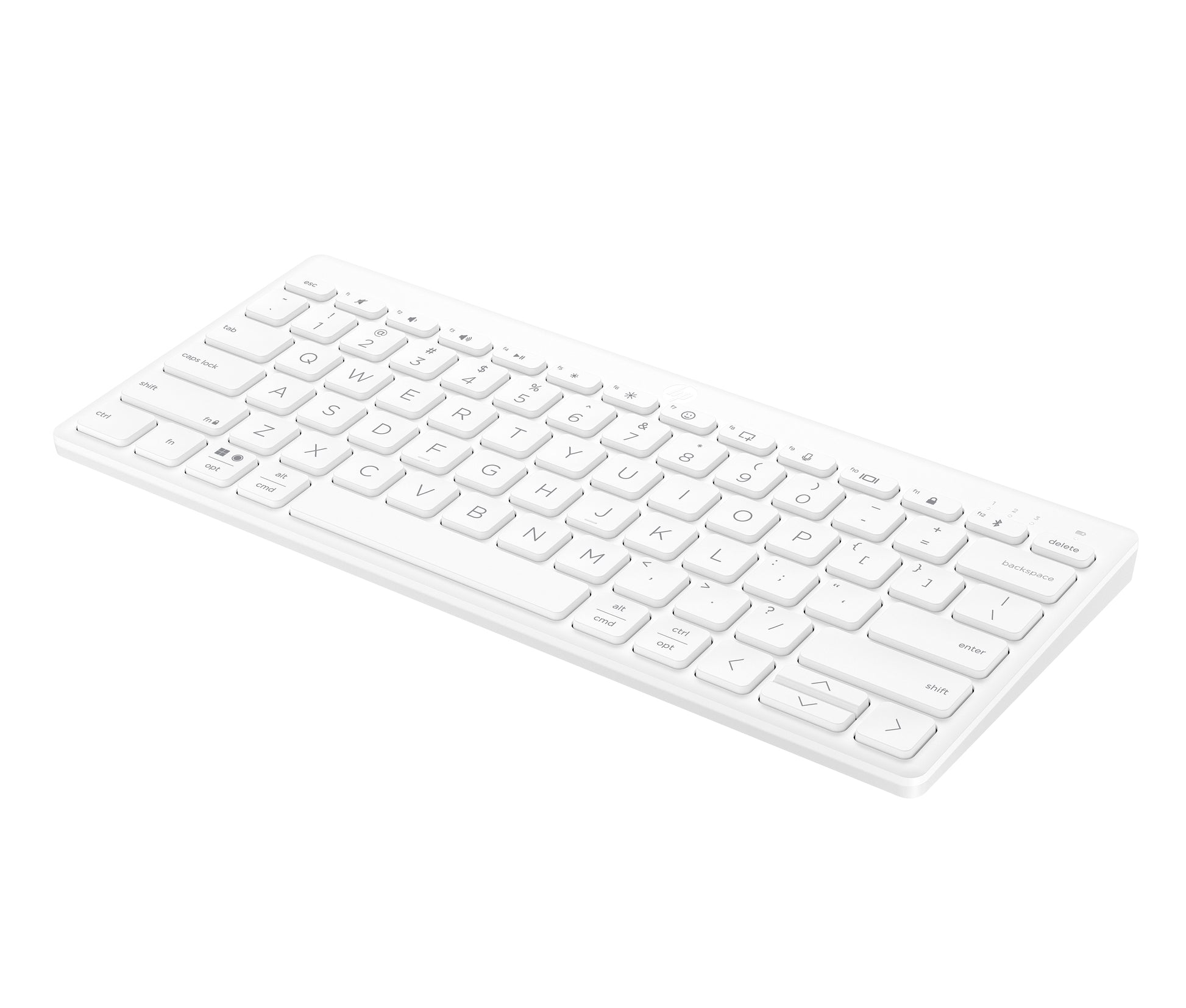 HP 350 – Tastatur, Multi-Device, Weiss