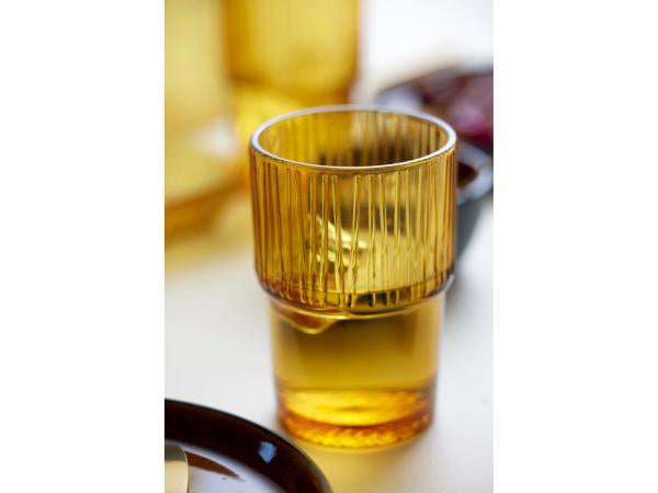 BITZ Latte Macchiato Glas Kusintha – 4er Set, 380 ml, H 12,5 cm, Transparent, spülmaschinenfest