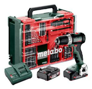 Metabo Bohrschrauber BS 18 L BL – 18 V (CAS) – Schnellspannbohrfutter – 2×2,0 Ah & Ladegerät