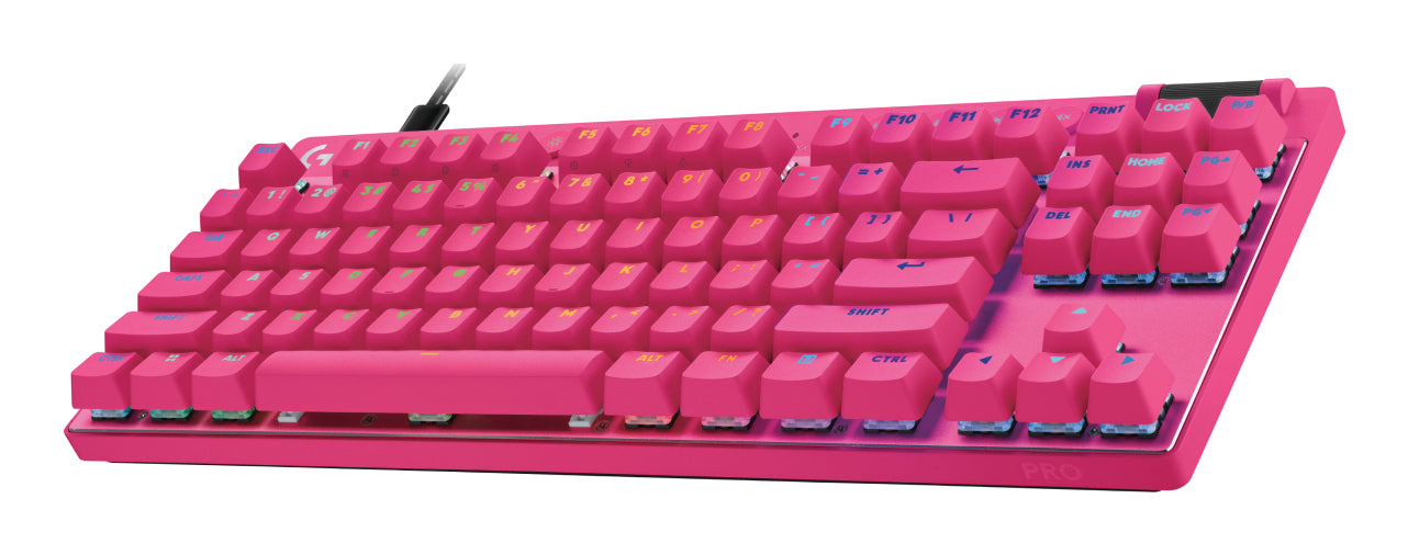 Logitech G PRO X TKL RAPID – Gaming-Tastatur TKL – Mechanisch – Kabelgebunden USB-A – RGB – Ohne Ziffernblock