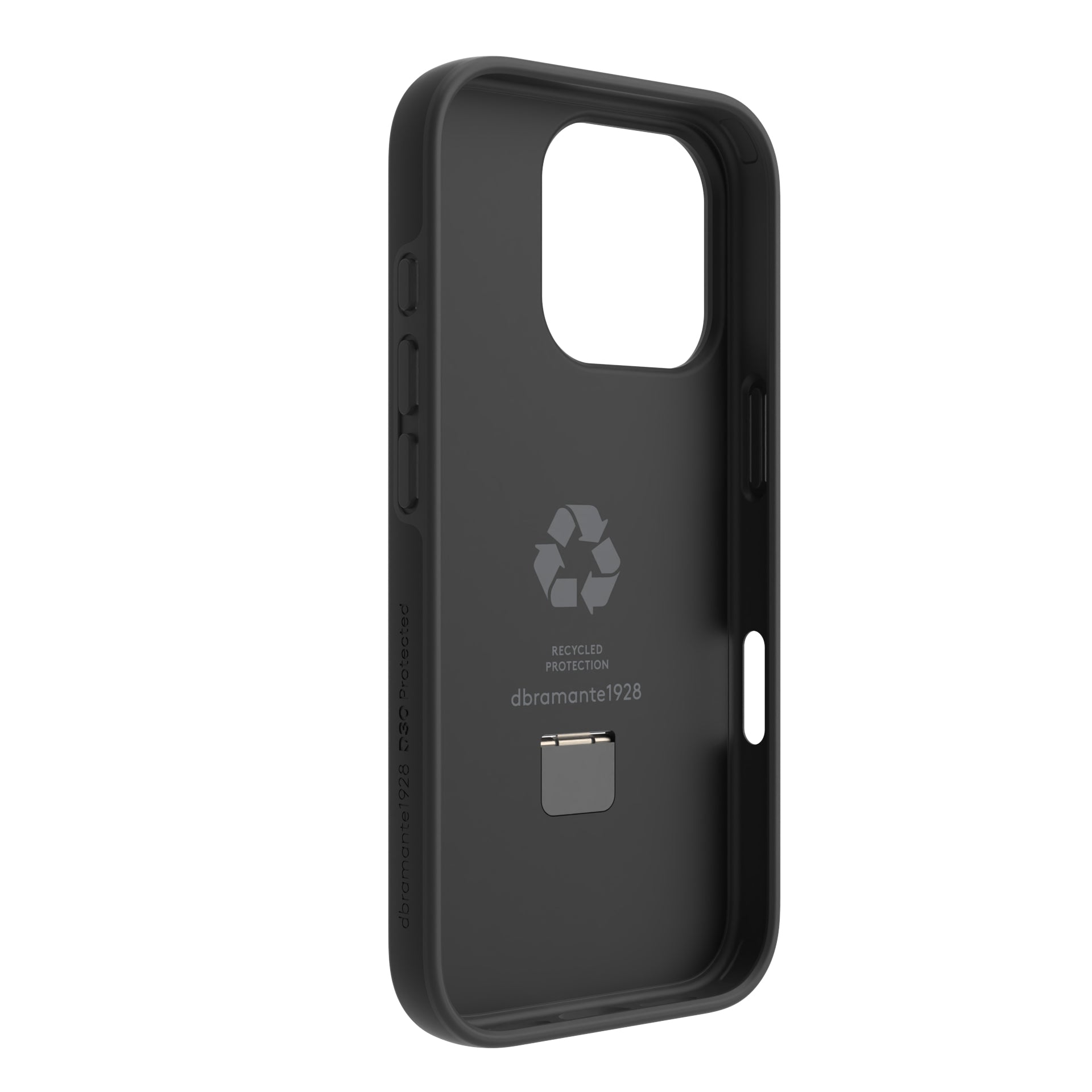 dbramante1928 Iceland Ultra D3O MS Kick Backcover – für Apple iPhone 16 Pro, D3O, schwarz, bis 4 m sturzsicher