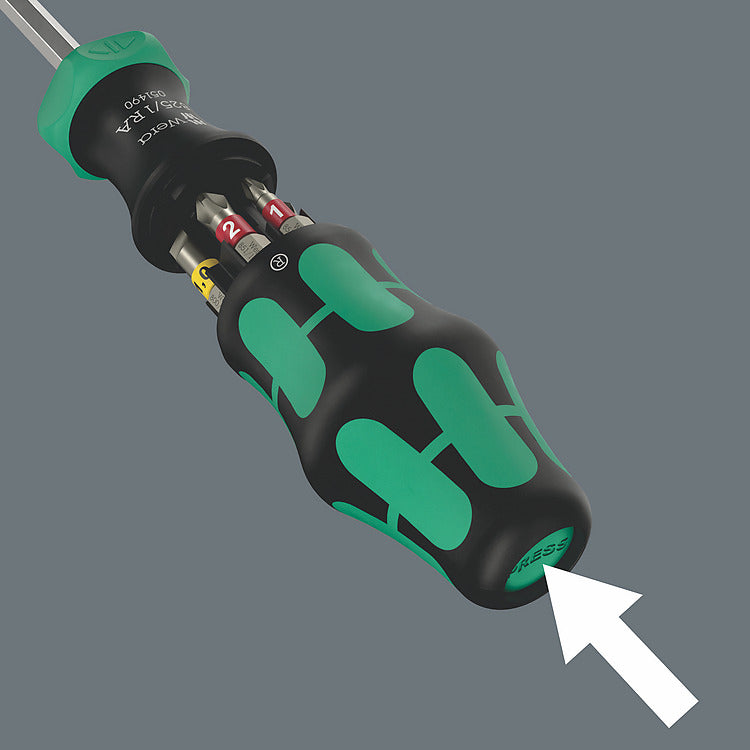 Wera Kraftform Kompakt – Multi-Bit-Schraubenzieher-Set 1/4", PH, 6-teilig