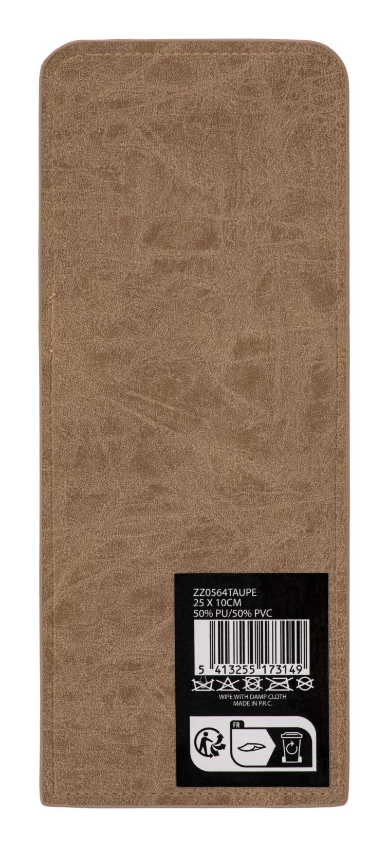 Tiseco TRUMAN – Löffelablage 10 × 25 cm, Polyester (PES), taupe
