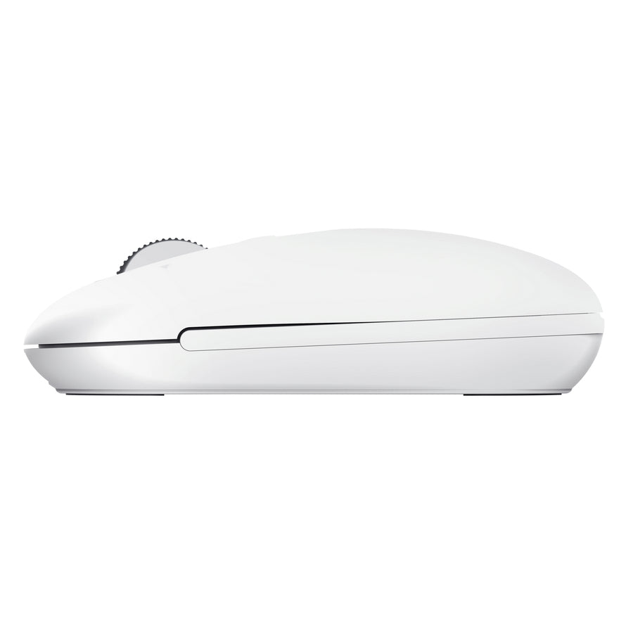 Trust Seron Slim Multi – Maus – Kabellos (Bluetooth/2,4 GHz), 3200 DPI, beidhändig, Weiss