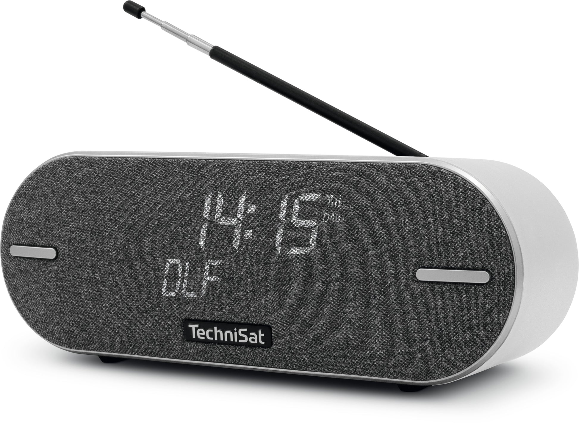 TechniSat DigitRadio BT 2 – DAB-/Internetradio – Portabel – UKW, Bluetooth, Akkubetrieb, IPX5 – Weiss