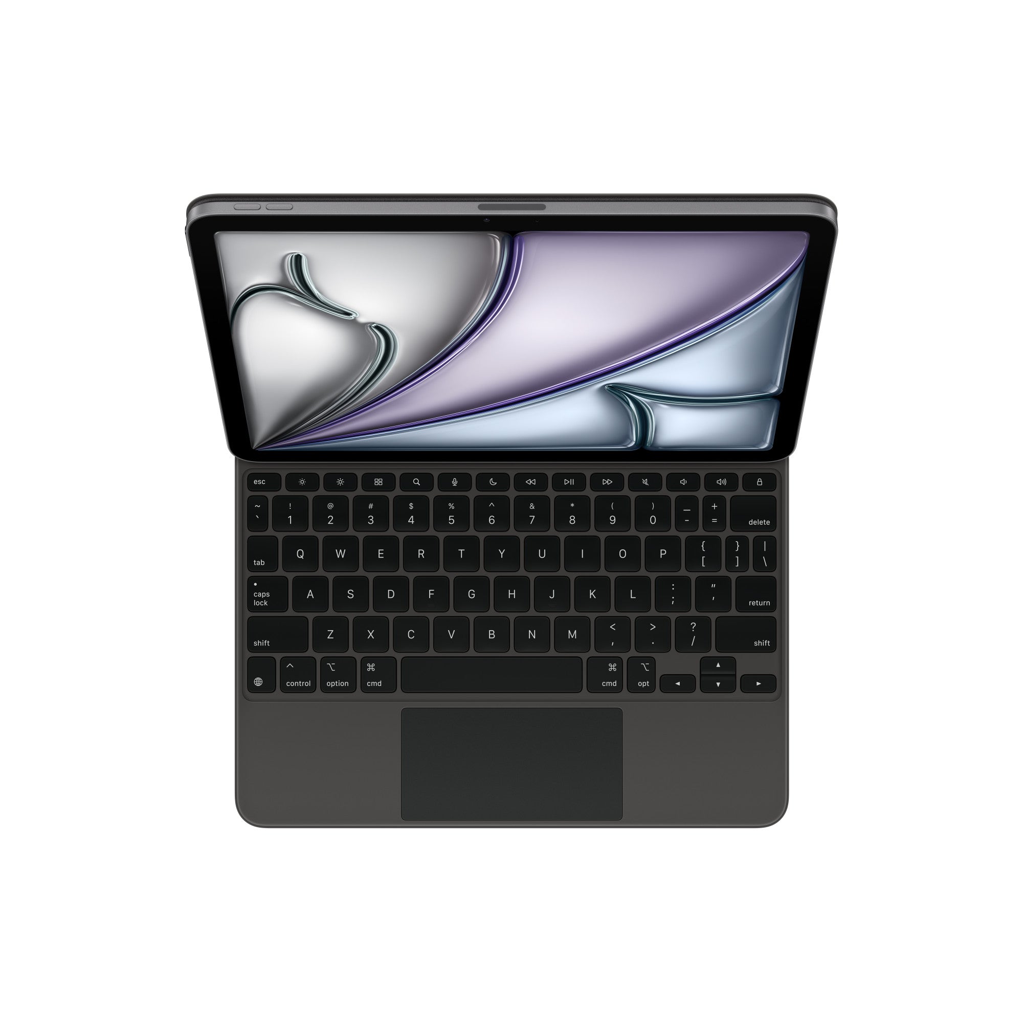 Apple Magic Keyboard – Tastatur, US-Layout (EN), mit Touchpad, Schwarz – für iPad Air 11" (M3)