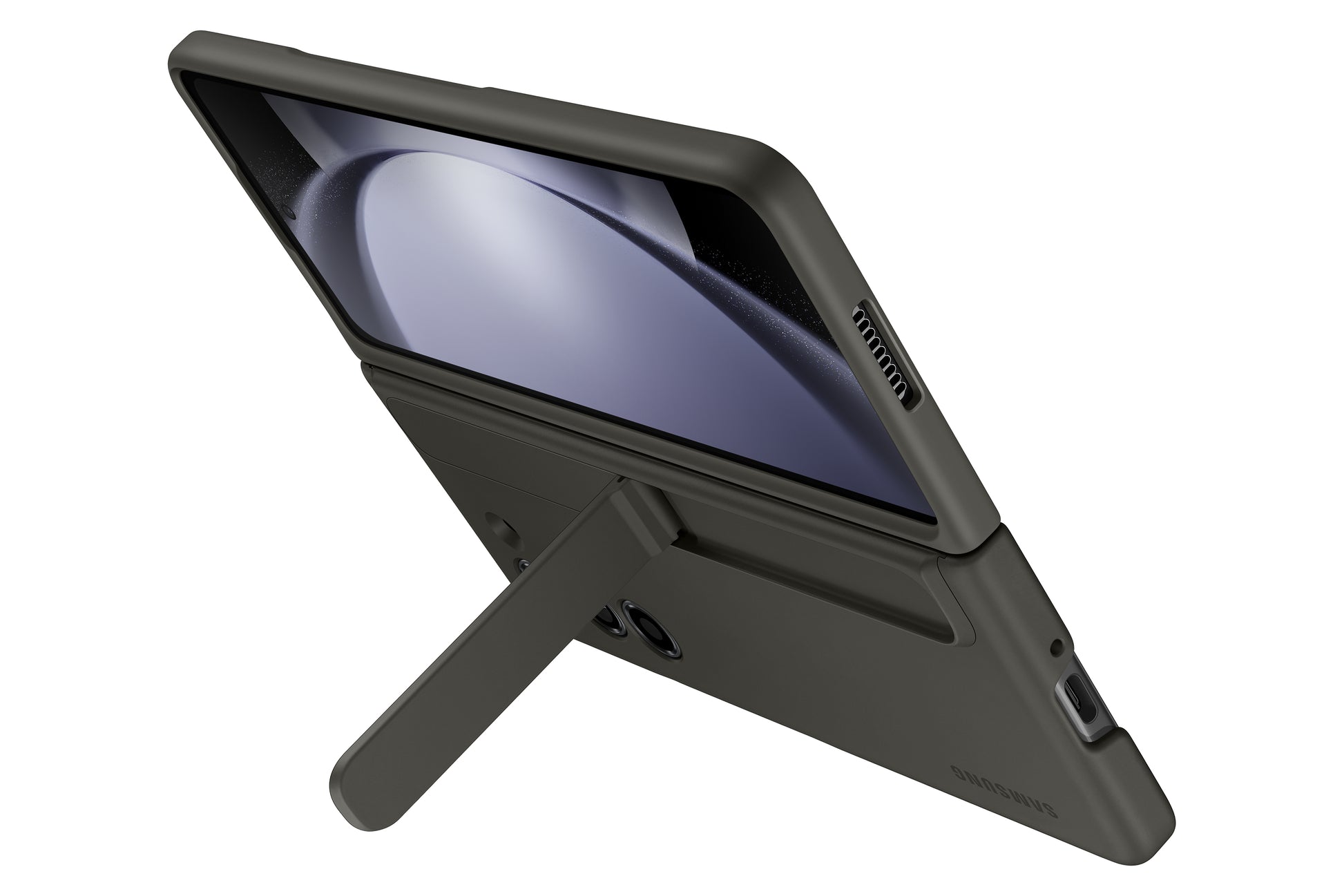 Samsung Backcover – für Samsung Galaxy Z Fold5 – Graphit – mit Kordel