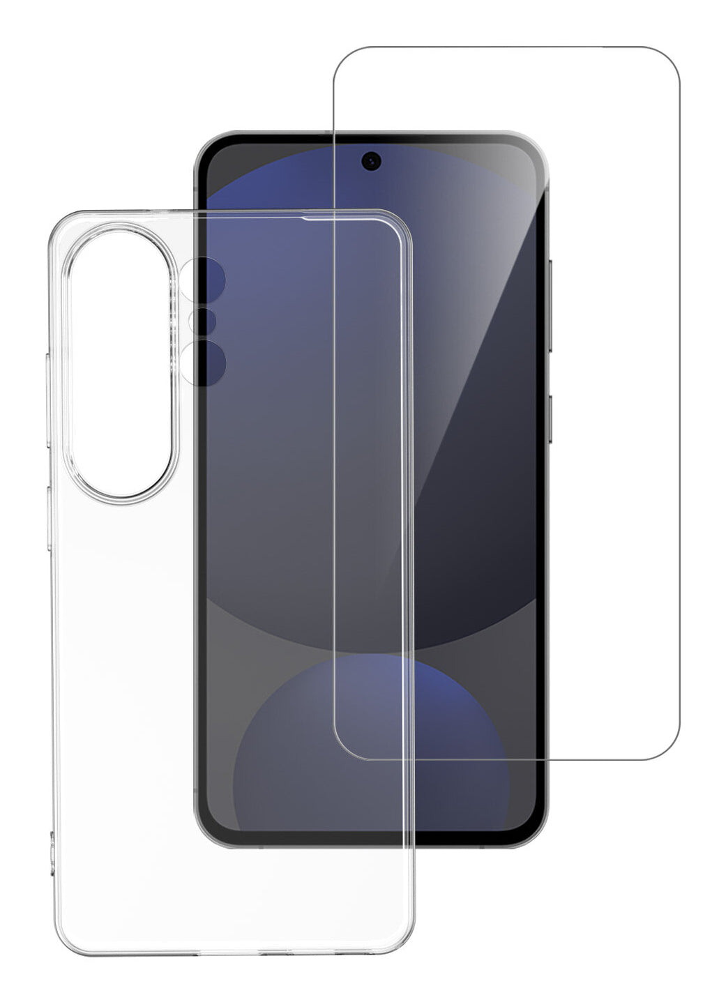 4smarts 360° Schutz Set Backcover – für Samsung Galaxy S26 Ultra, Transparent, Displayschutz