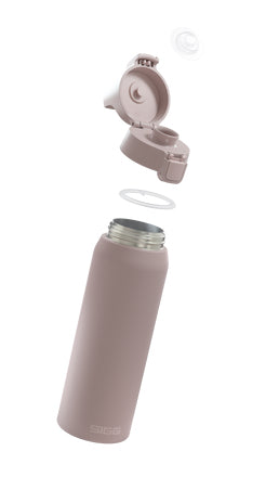 SIGG Shield One Isolierflasche 750 ml – doppelwandig, Edelstahl, Klappdeckel