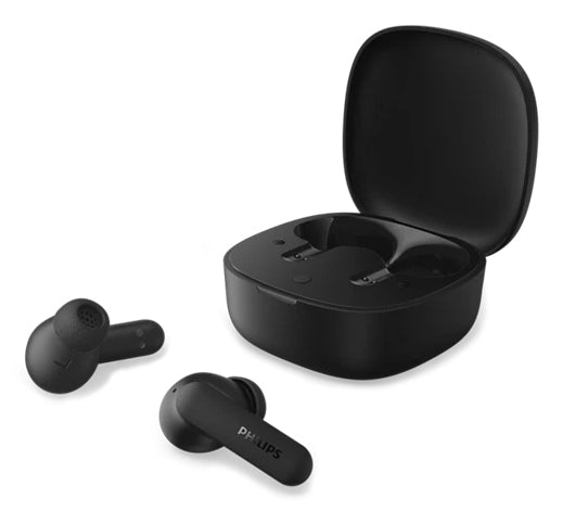 Philips TAT2200BK/00 TWS In-Ear – ANC, mit Ladecase, Schwarz, BT 6.0