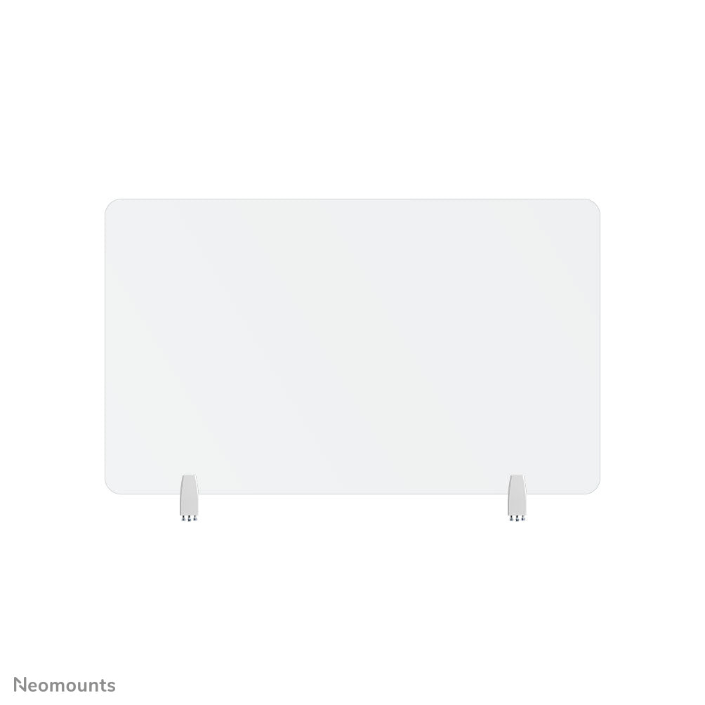 Neomounts Hygieneschutzschild – 1'000 × 650 mm, Glas, transparent, mit Montageset, für Tischplatten bis 25 mm