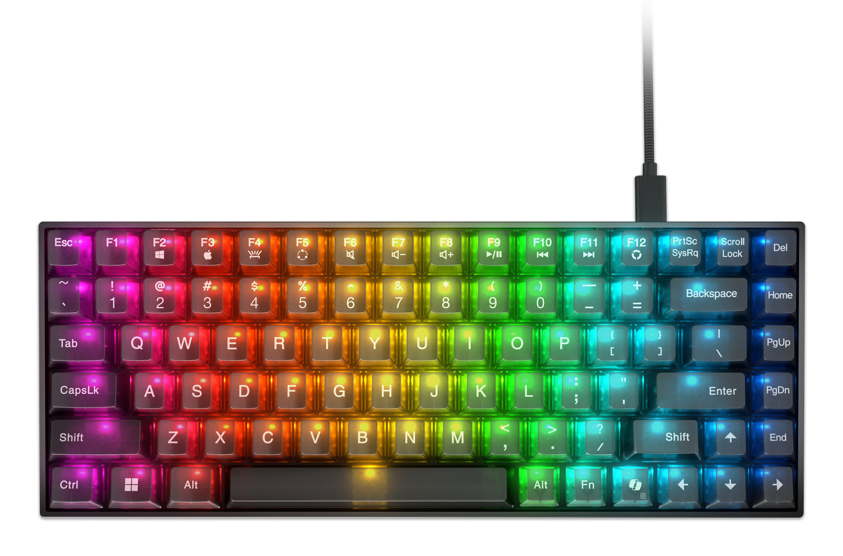 Lenovo Legion K510 Mini Pro – Gaming-Tastatur 75% – mechanisch, RGB – kabelgebunden (USB-A) – QWERTY (US-INT)