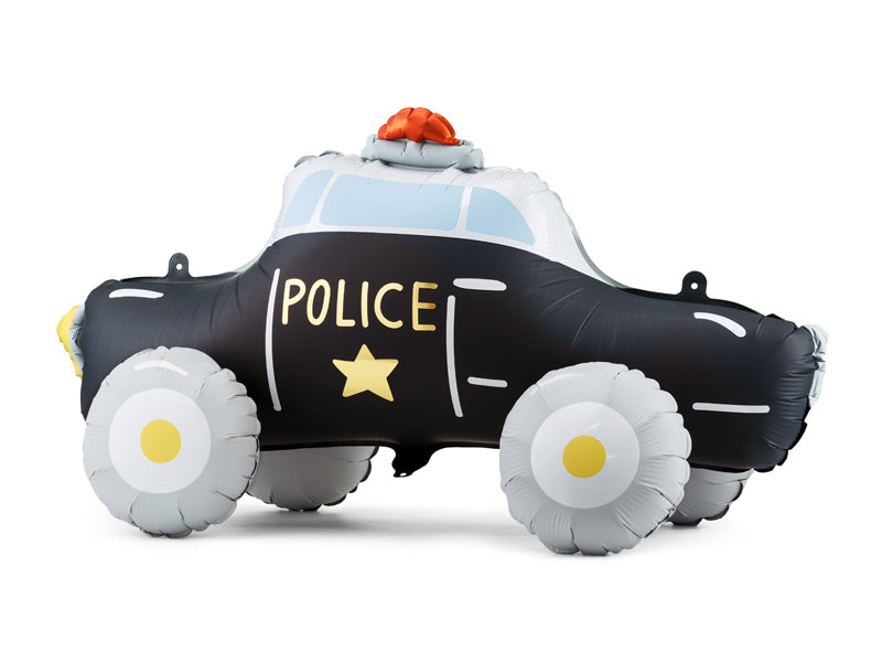 PartyDeco Folienballon Polizei – mehrfarbig – 90 × 41 cm – Folie – 1 Stk