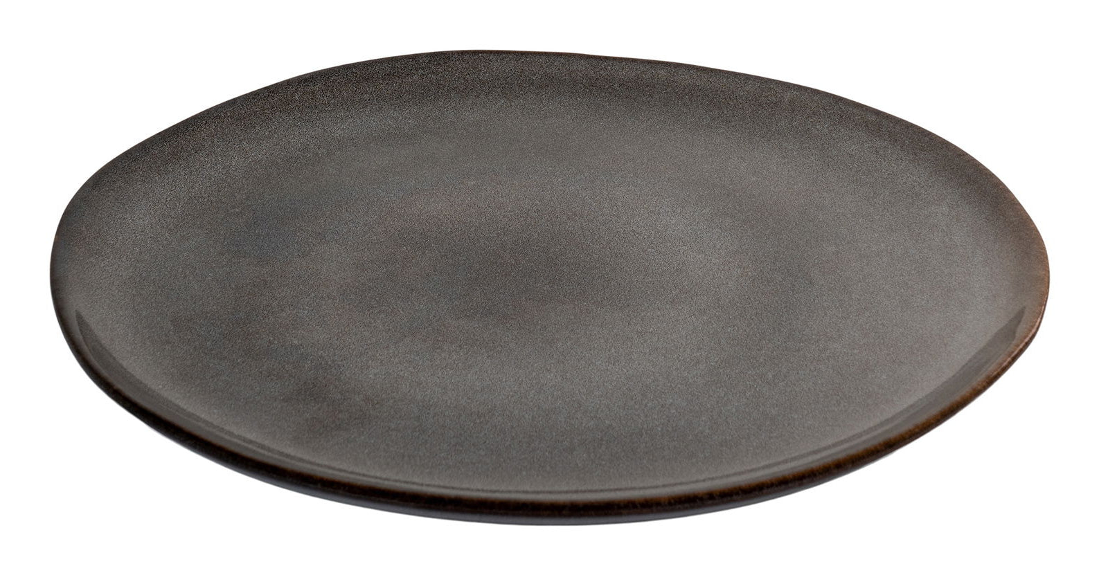 House Nordic Dessertteller – 4er Set, Ø 21,0 cm, Keramik, Braun/Grau, spülmaschinenfest, mikrowellengeeignet